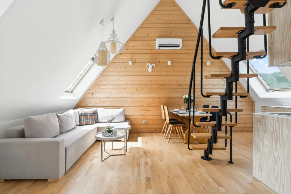 Apartament studio z antresolą