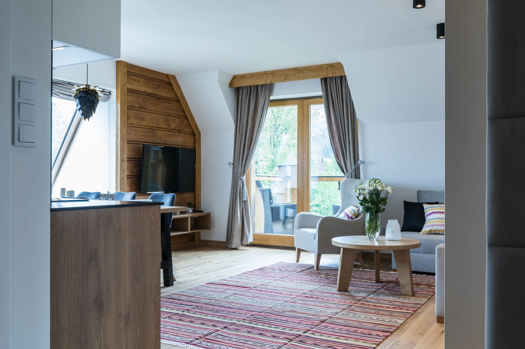 Apartament z widokiem 1 sypialnią